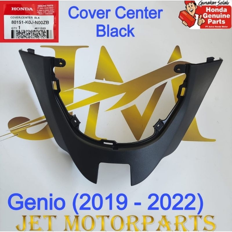 Cover Centre Cover Center Tutup Mesin Bawah Jok Genio Hitam 80151K0JN00ZB Asli Ori Honda AHM