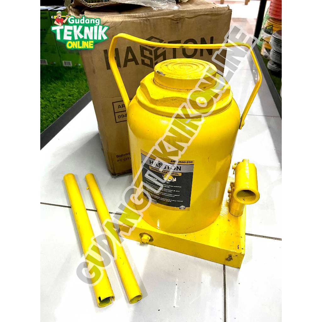 Dongkrak Botol 30 Ton 50 Ton HASSTON PROHEX / Hydraulic Jack Bottle Dongkrak Mobil 30Ton 50Ton Dongk