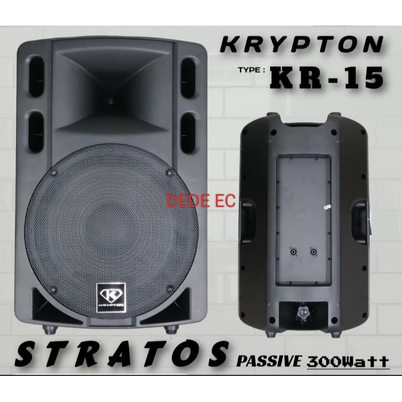 SPEAKER PASIF KRYPTON KR 15 (2 UNIT) SPEAKER 15 INCH