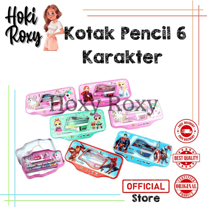 

Kotak pensil Kaleng SET Computer+Whiteboard Fancy 6617