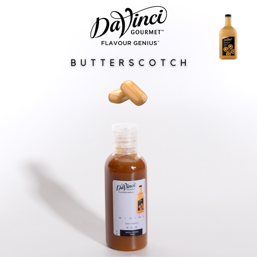 

Davinci Butterscotch Sauce Repack [30, 75, 125, 100, 250] g