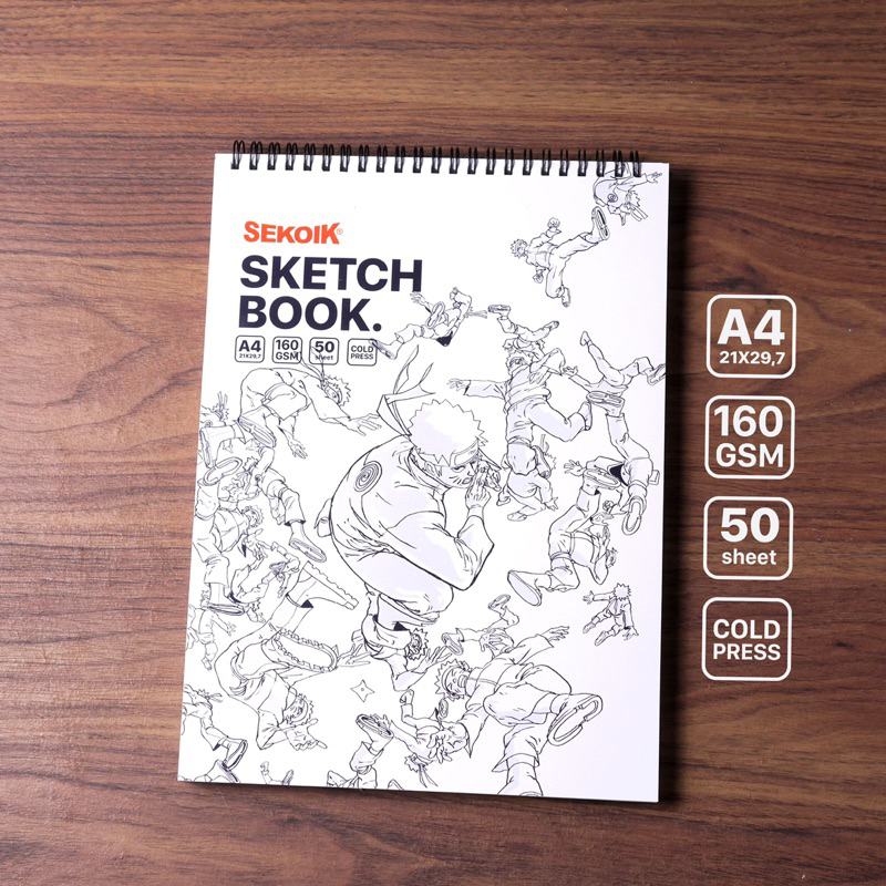 

Buku gambar SKETCHBOOK A4. 50 lembar.