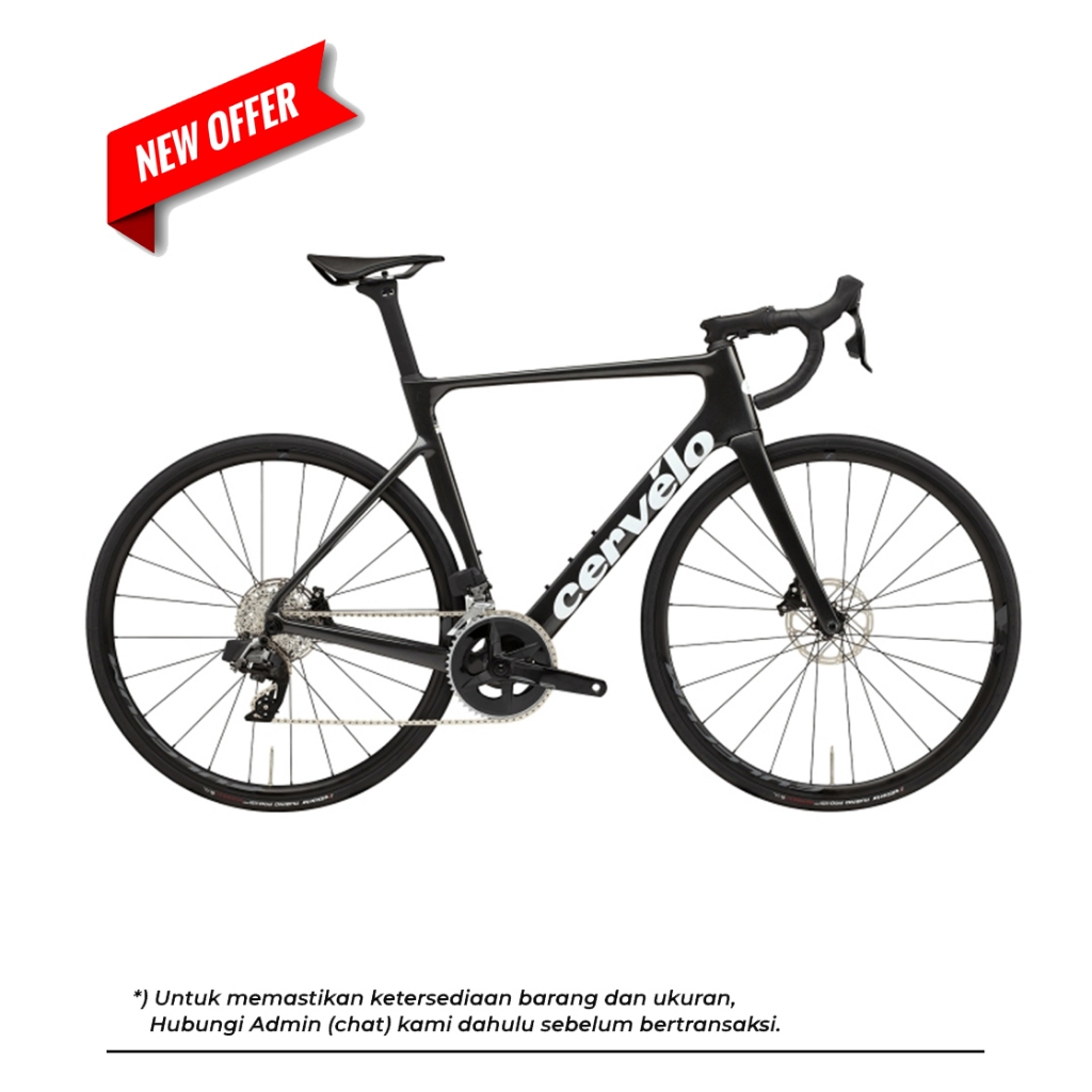 Sepeda Road Balap Cervelo Soloist Sram Rival Etap AXS Embers