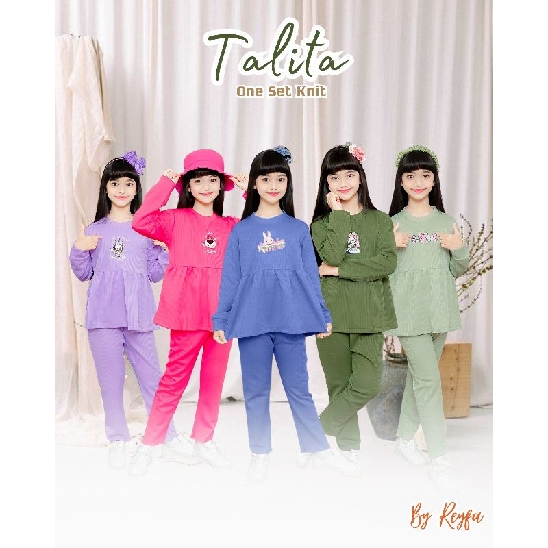 ONE SET SETELAN KNIT ANAK PEREMPUAN