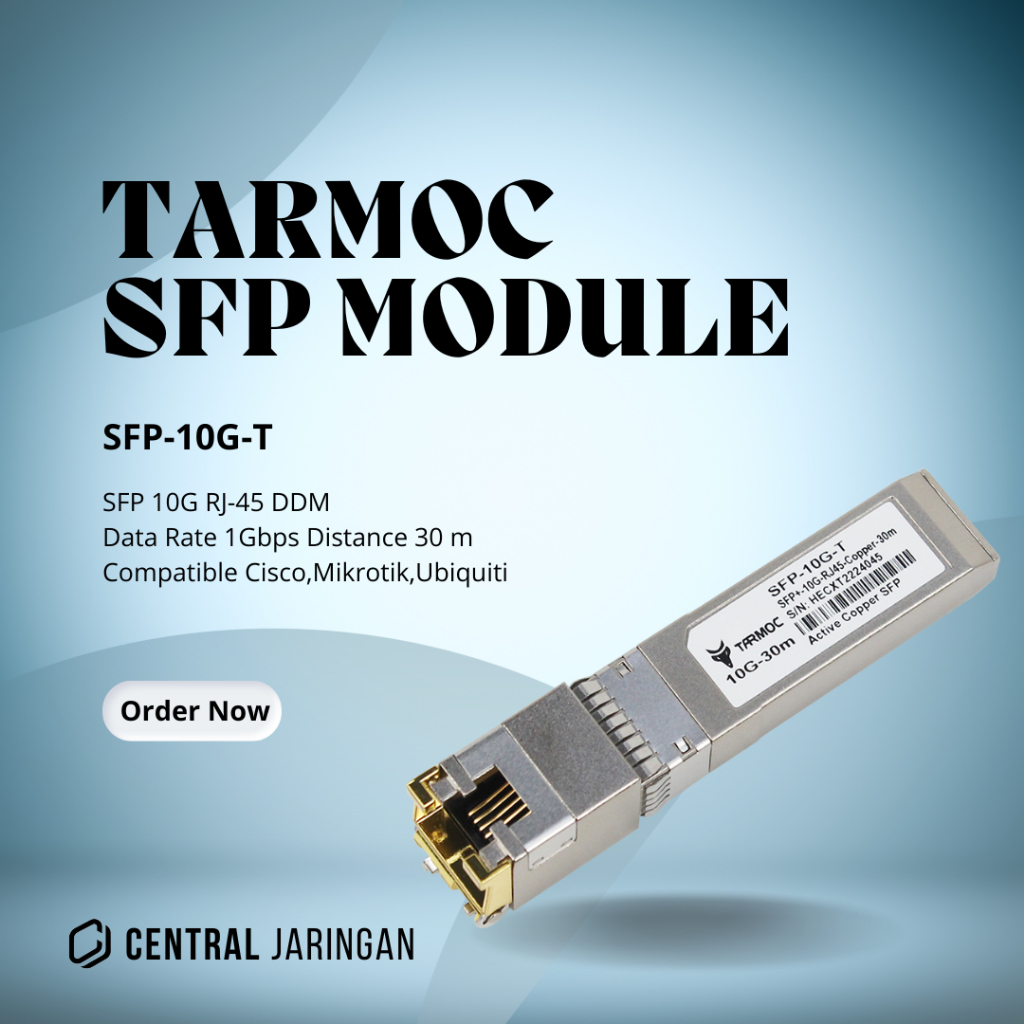 Tarmoc SFP-10G-T 30M | SFP+ 10G RJ45 Transceiver | SFP+ to RJ45