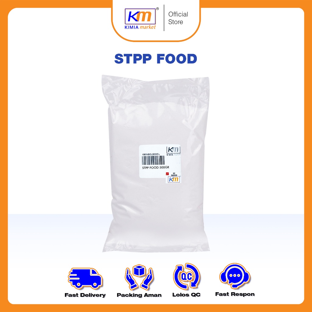 

STPP FOOD GRADE 500gr / PENGENYAL BASO ukuran 500gr / Bahan Bakso Kenyal / Pengemulsi Susu / Bahan Baku Makanan Bakso