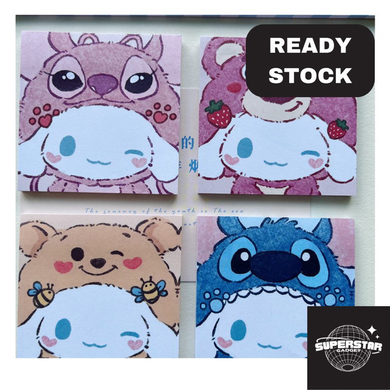 

Icupplier sticky notes memo lucu 50 Lembar 20 Lembar/ Index notes/ Post-it notes pesan memo lengket perlengkapan alat tulis sekolah