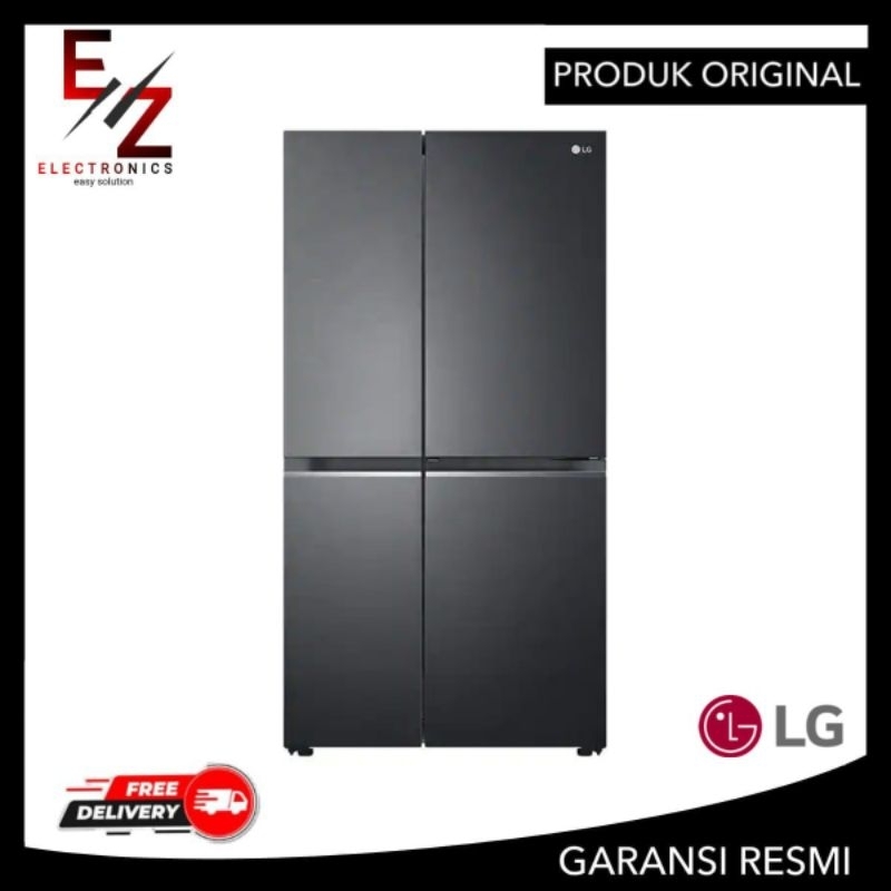 LG GC-B257SQZL KULKAS SIDE BY SIDE LG INVERTER 655 LT GC B257SQZL GCB257SQZL