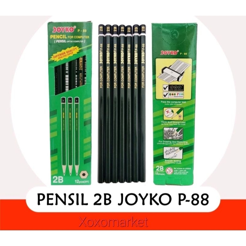

Pensil Joyko P-88 2B 1 BOX - 12 Pcs