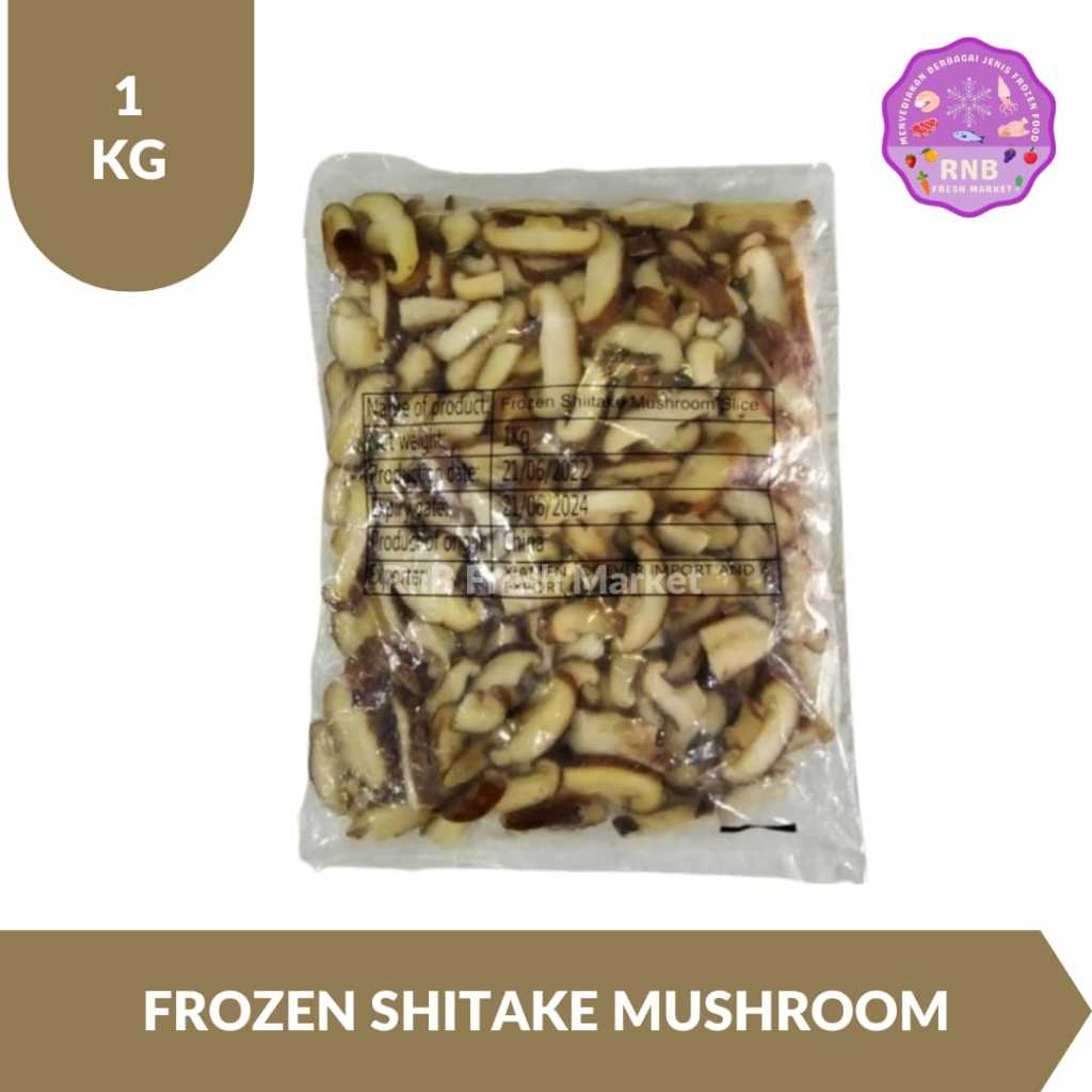 

Frozen Shitake Mushroom Netto 1 Kg