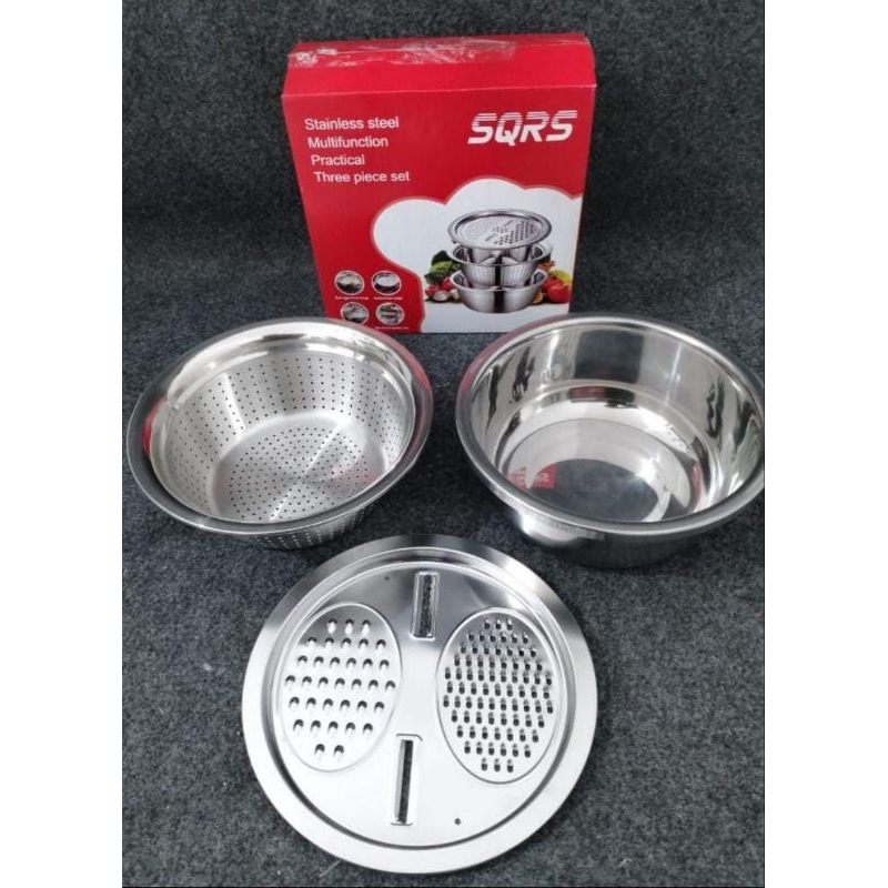 BASKOM STAINLESS 3SET