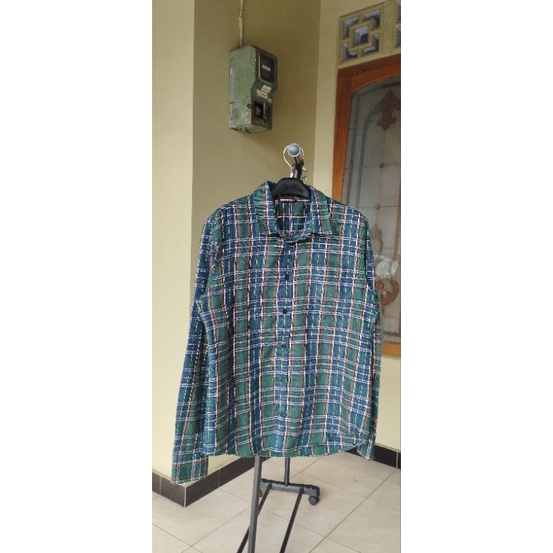 Kemeja Flannel Edwin size M