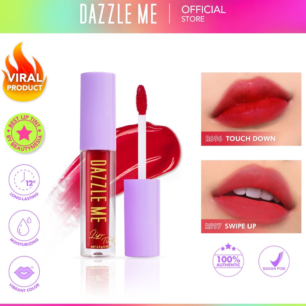 DAZZLE ME InkLicious Lip Tint  Hyper Stay Long Lasting Liquid Lip Stain Moisturizing Liptint Viral M