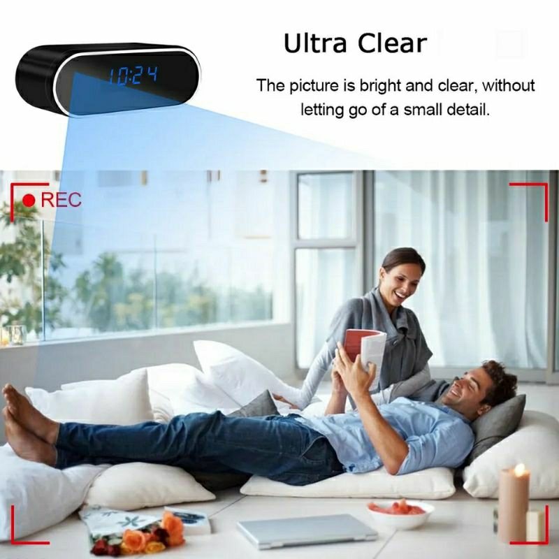 SpyCam Camera Pengintai Model Jam Dinding Wireless Terjamin Jernih