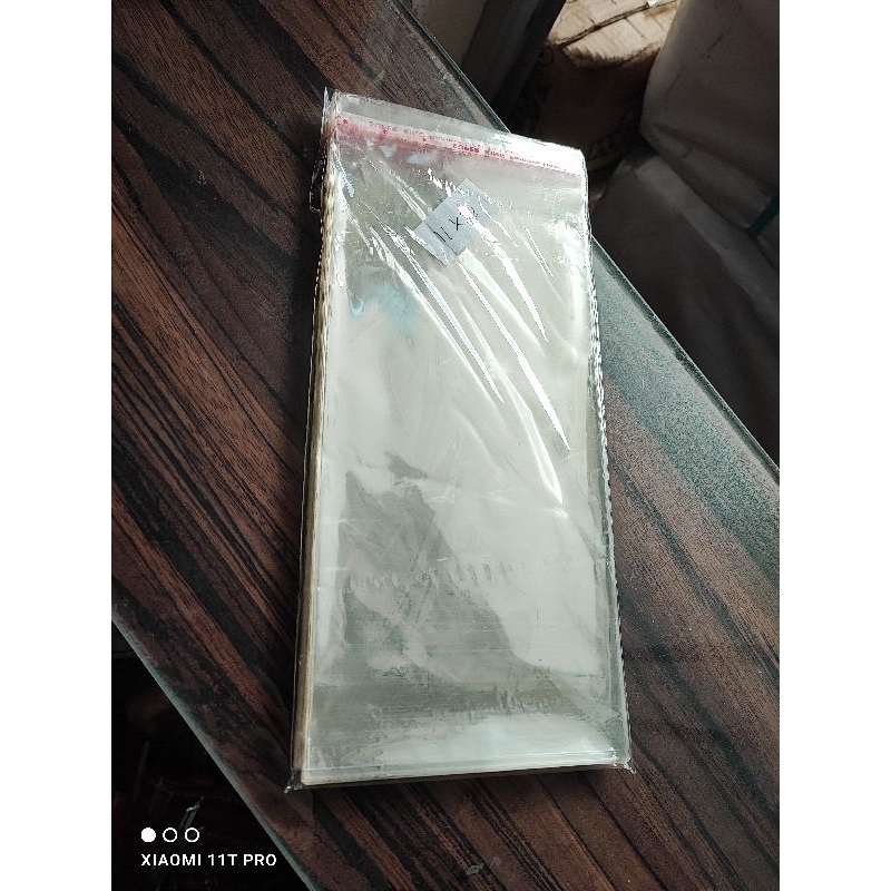 

Plastik OPP TEBAL ukuran 11x22 30 Micron