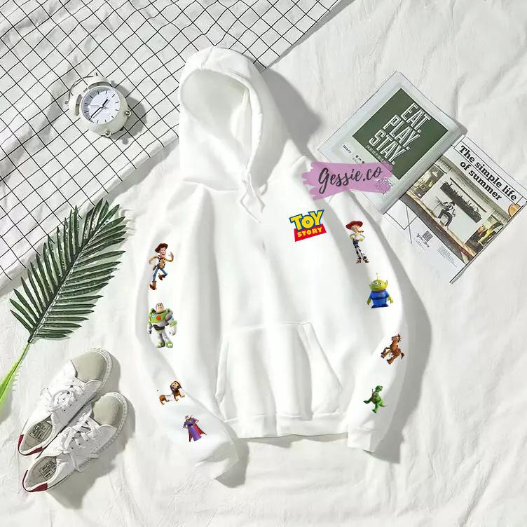 HOODIE SWEATER TOY STORY UNISEX KUALITAS ORIGINAL SIZE MXXL  HOODIE KARTUN  SWEATER TOY STORY