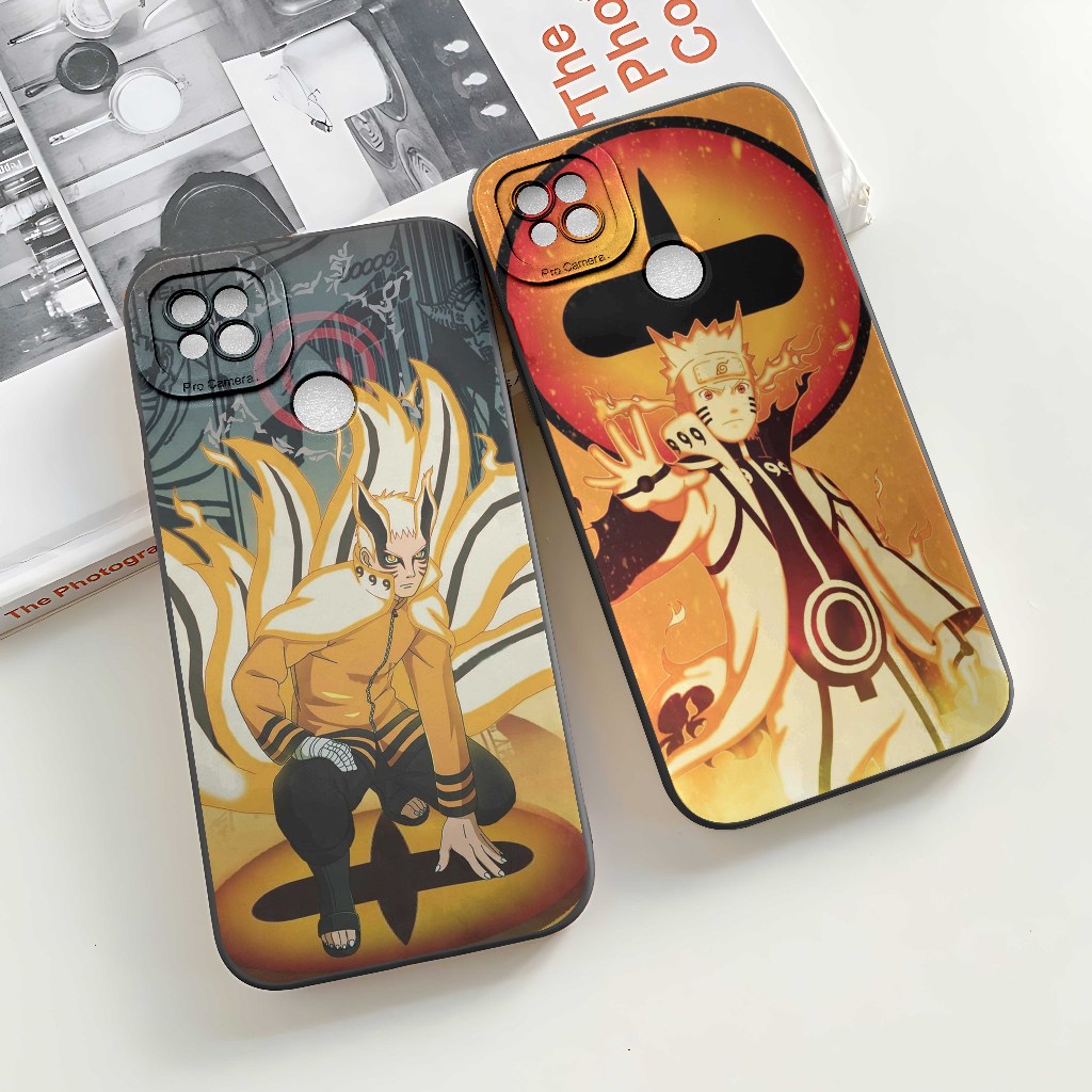 Cover Softcase Naruto Redmi 9C 9A 10A 10C 8 8Apro - Casing Anime - Case Silikon Tpu Pelindung Hp Pro
