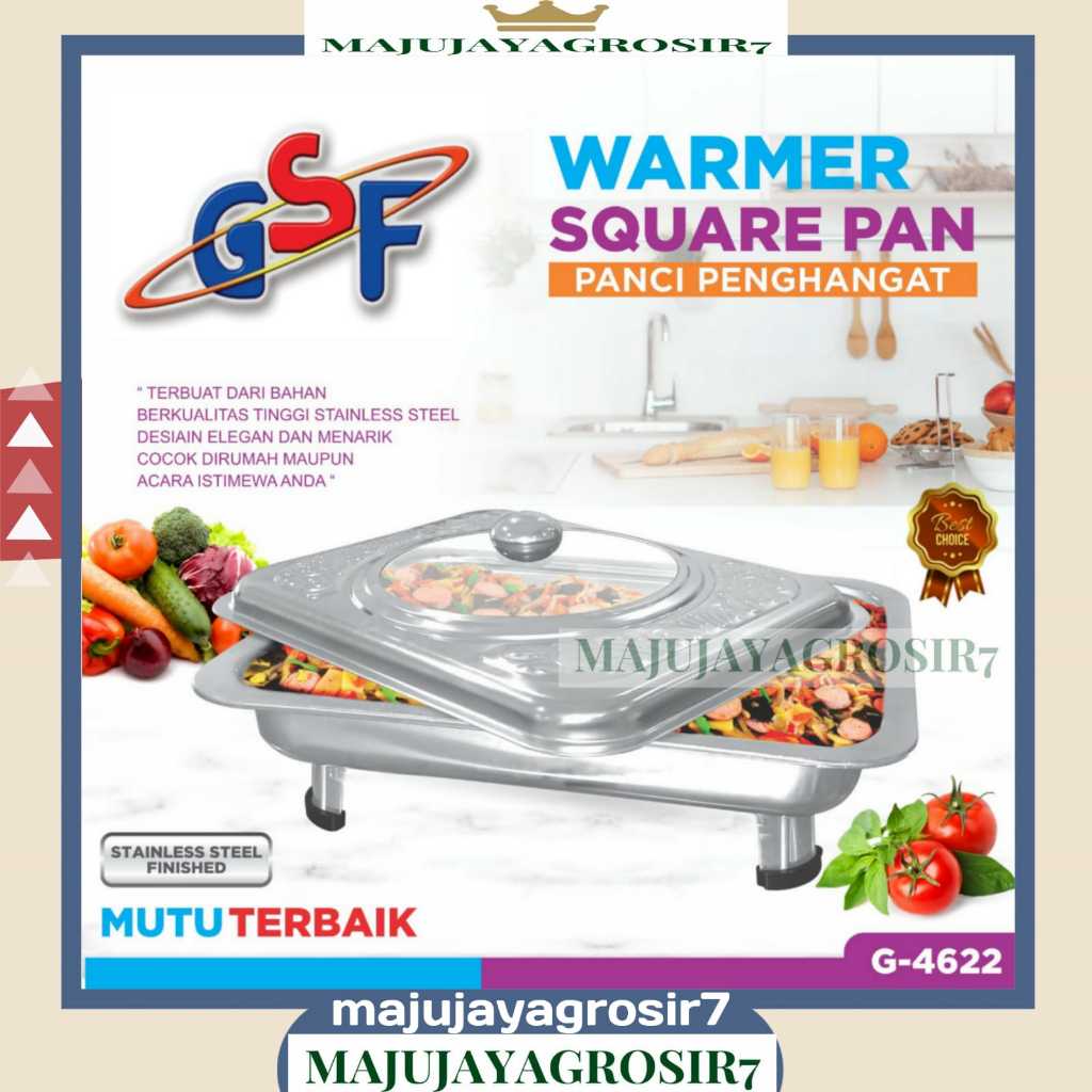 WARMER GSF G-4622 / WARMER TUTUP KACA MOTIF BATIK GSF 4622 / WARMER SQUARE PAN PANCI PENGHANGAT GSF 