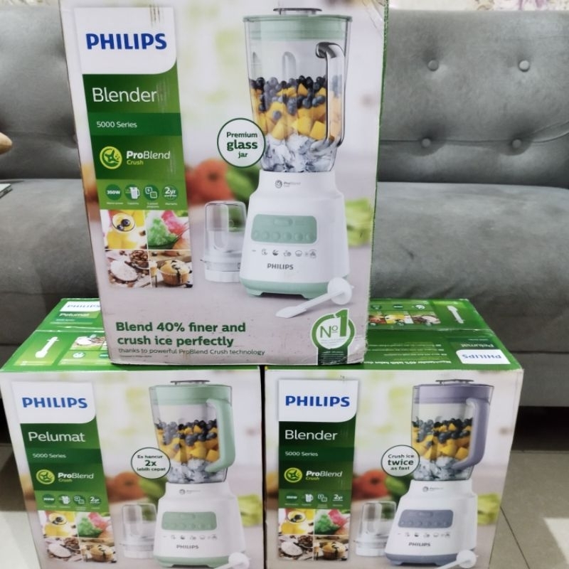 NEW Blender philips HR 2221/ HR 2222 Plastik atau Kaca Garansi Resmi termurah seshopeei RBU