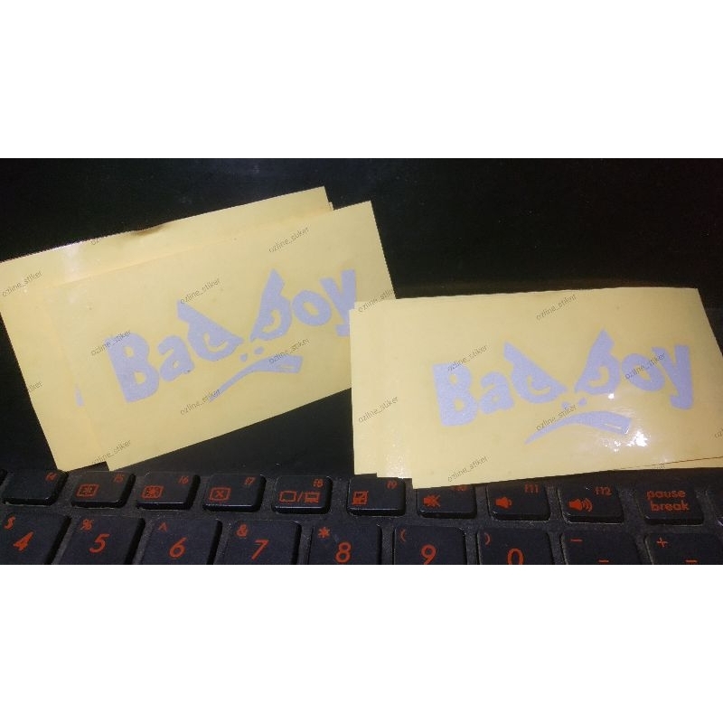 Stiker unik badboy untuk motor, mobil