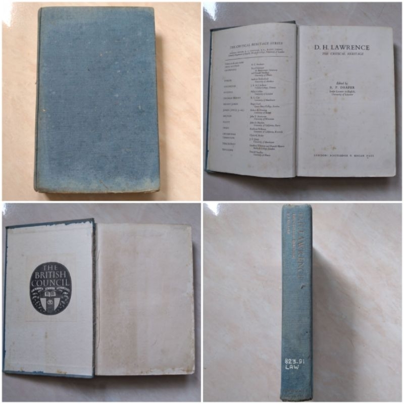Buku Jadul D.H. Lawrence The Critical Heritage 1970 - YN945