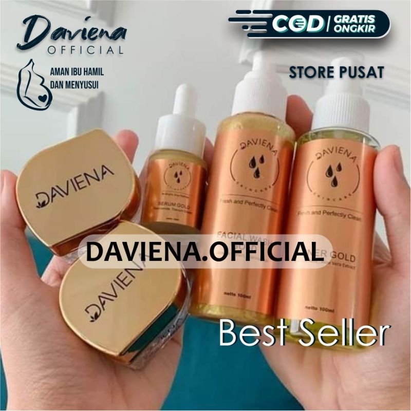 PAKET GOLD SERIES | OFFICIAL STORE | DAVIENA | DEVINA SKINCARE | DAVINA SKINCARE | SKINCARE DAVIENA 