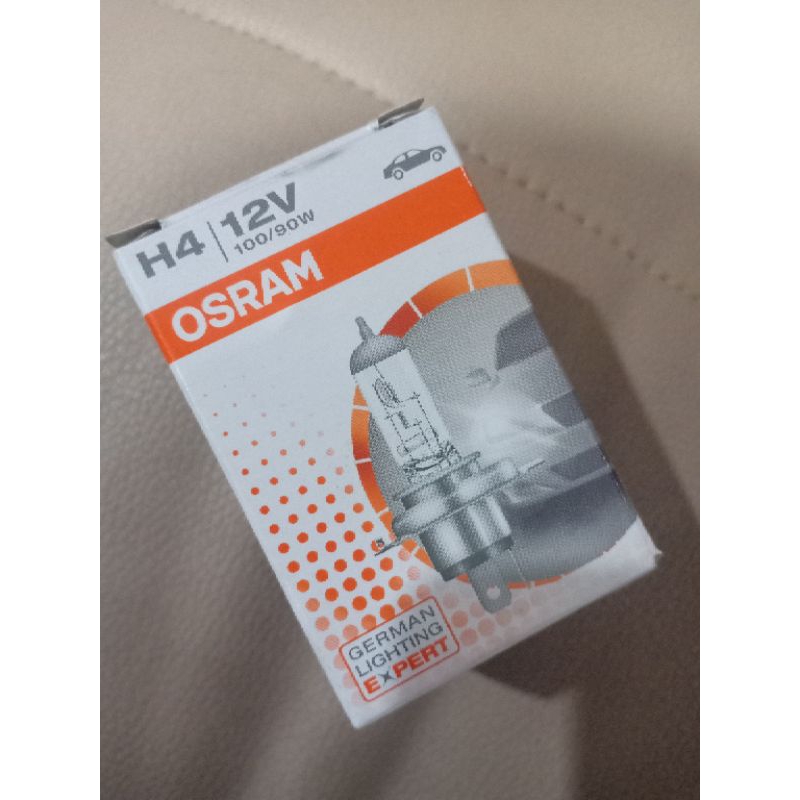 Bohlam lampu depan mobil merek Osram Lampu Halogen mobil H4 12V 100/90 watt