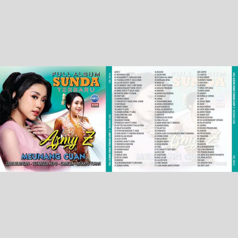 Kaset Mp3 Audio Lagu Full Album Sunda Terbaru Azmy Z Meunang Cuan 2023