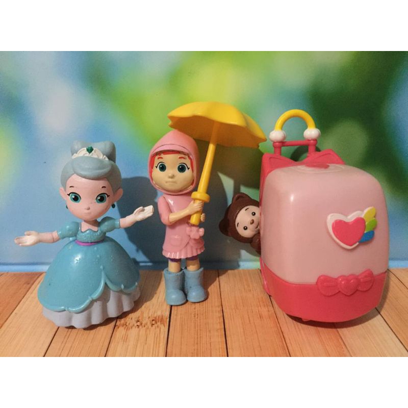 Lepas Koleksi Qu - Rainbow Ruby Mainan Preloved 5pcs