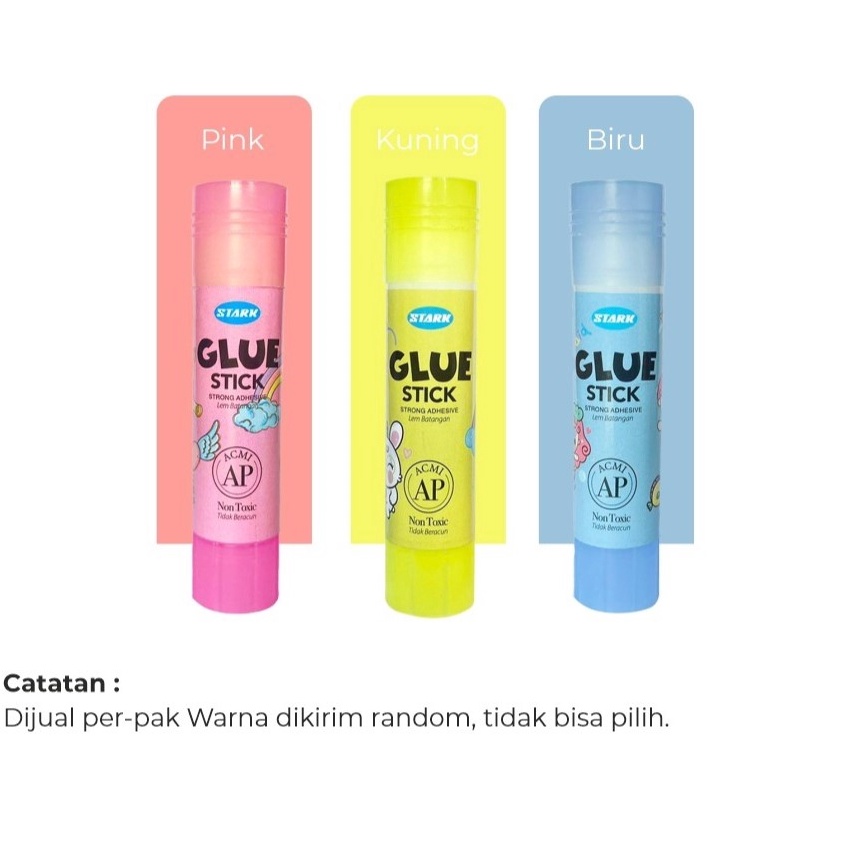 

Diskon Lem stik 1pak24pc ukuran KECIL 1gram Lem stick Lem murah Lem fancy Glue Stik Fancy