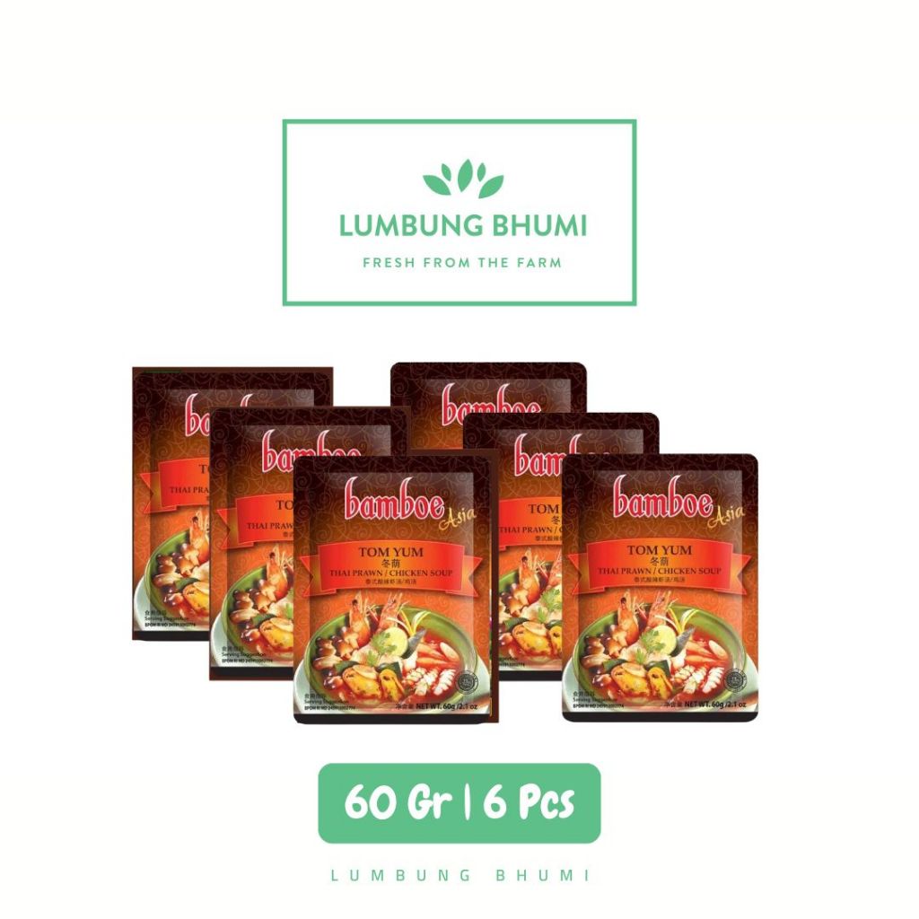 

BAMBOE Asia Tom Yum 60 Gr Grosir 1 Pcs - Lumbung Bhumi