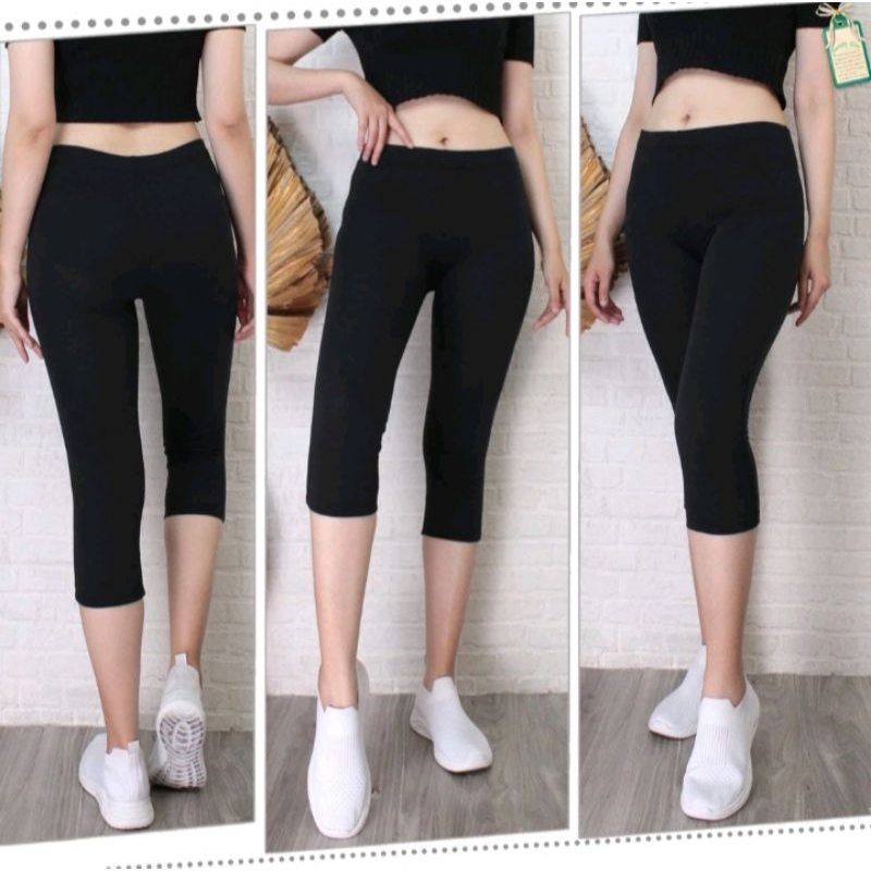 celana leging 7/8 wanita, celana stret 7/8 wanita, celana panjang wanita, celana 7/8 polos wanita