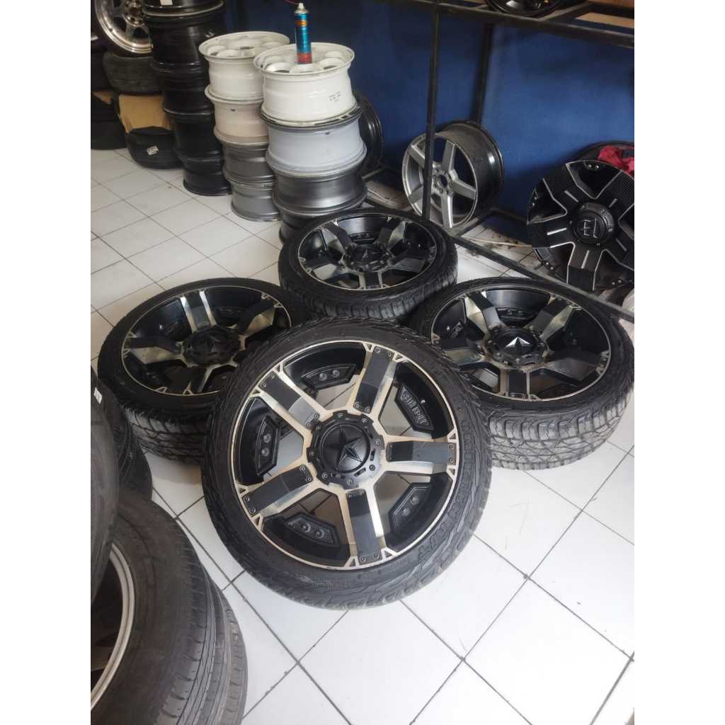 velg mobil bekas XD SERIES ring 22 pcd 6x139 untuk pajero fortuner hilux