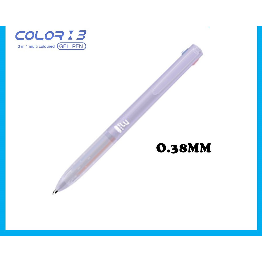 

Pulpen Pen Gel 0.38 mm 3 warna M&G