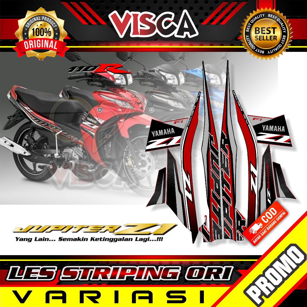 Stiker Motor JUPITER - Striping JUPITER Z1 - Striping JUPITER Z1 2021 - Striping Ori JUPITER Z1 - Le