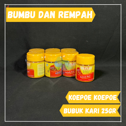 

Kare Bubuk Koepoe Koepoe 23gr / Curry Seasoning