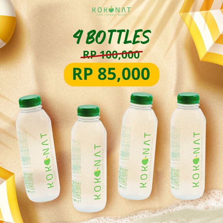 

PROMOH9NA Air Kelapa Muda Coconut Water Kokonat 5ml 28