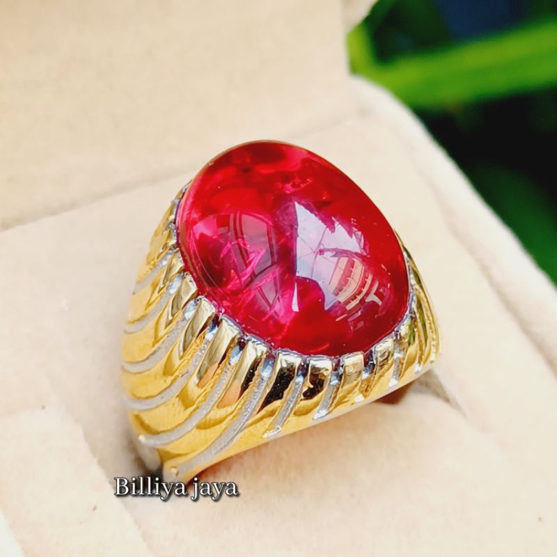CINCIN BATU AKIK MERAH SIAM BANGKOK PECAH SERIBU