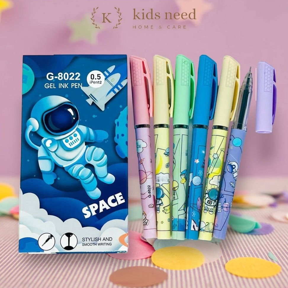 

PROMONX3N 12pcs Pulpen Ipen 12 Youmei Pen Apel Gel Pen Youmei Special