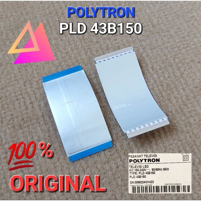 LVDS TCON TO PANEL POLYTRON PLD 43B150 ORIGINAL