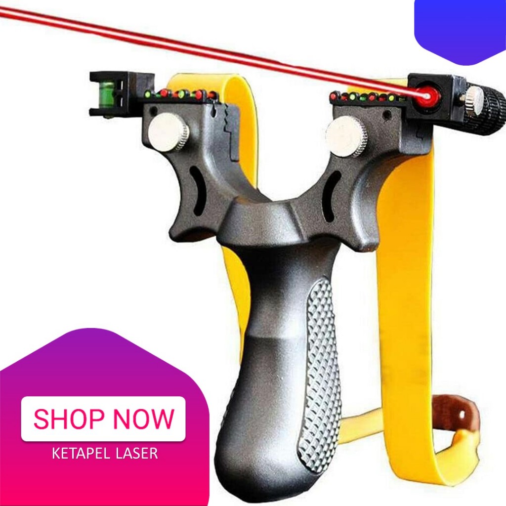Ketapel Katapel Laser Slingshot Berburu Paket Lengkap