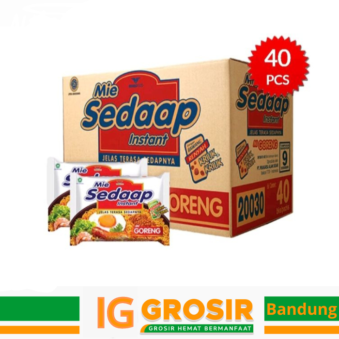 

Mie Sedaap Goreng Dus isi 40 pcs