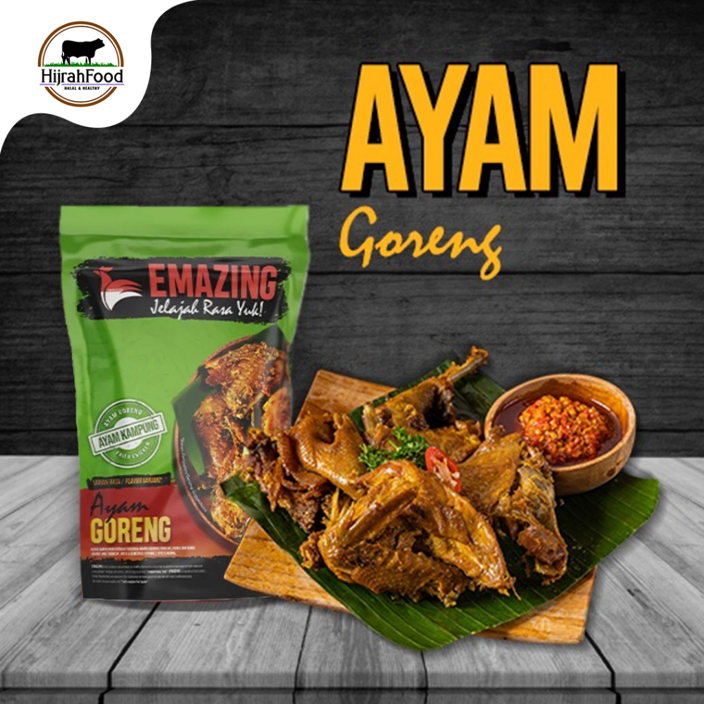 

Emazing Ayam Goreng Khas Nusantara Frozen Food Siap Masak 700gr