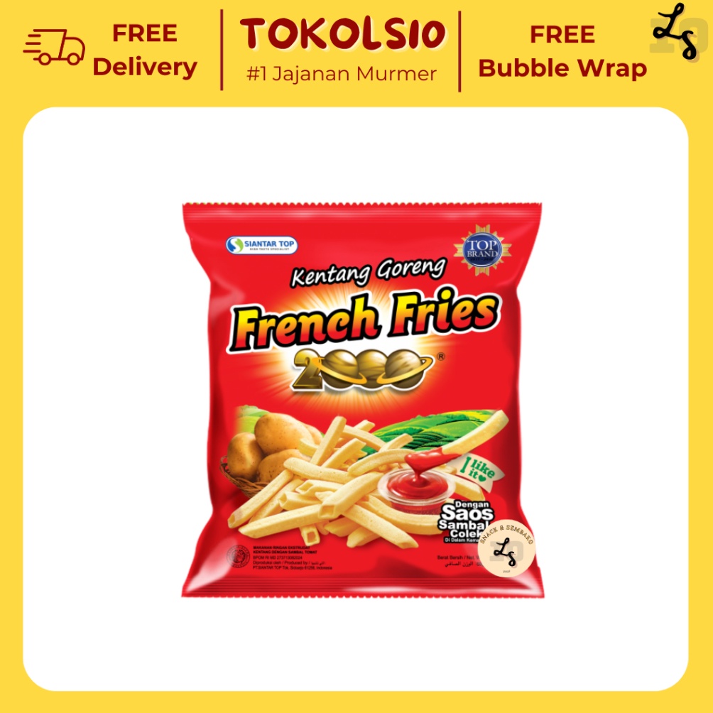 

CODEBARANG169RRH Kentang Goreng French Fries 2 Besar 1 Renceng Isi 1 x 17gr Discount