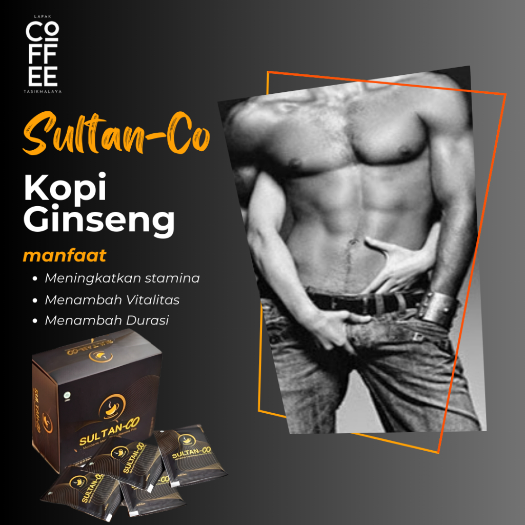 

2 SachetSultan-CO Coffee original asli | menjaga stamina pria saat di ranjang | kopi herbal alami halal BPOM