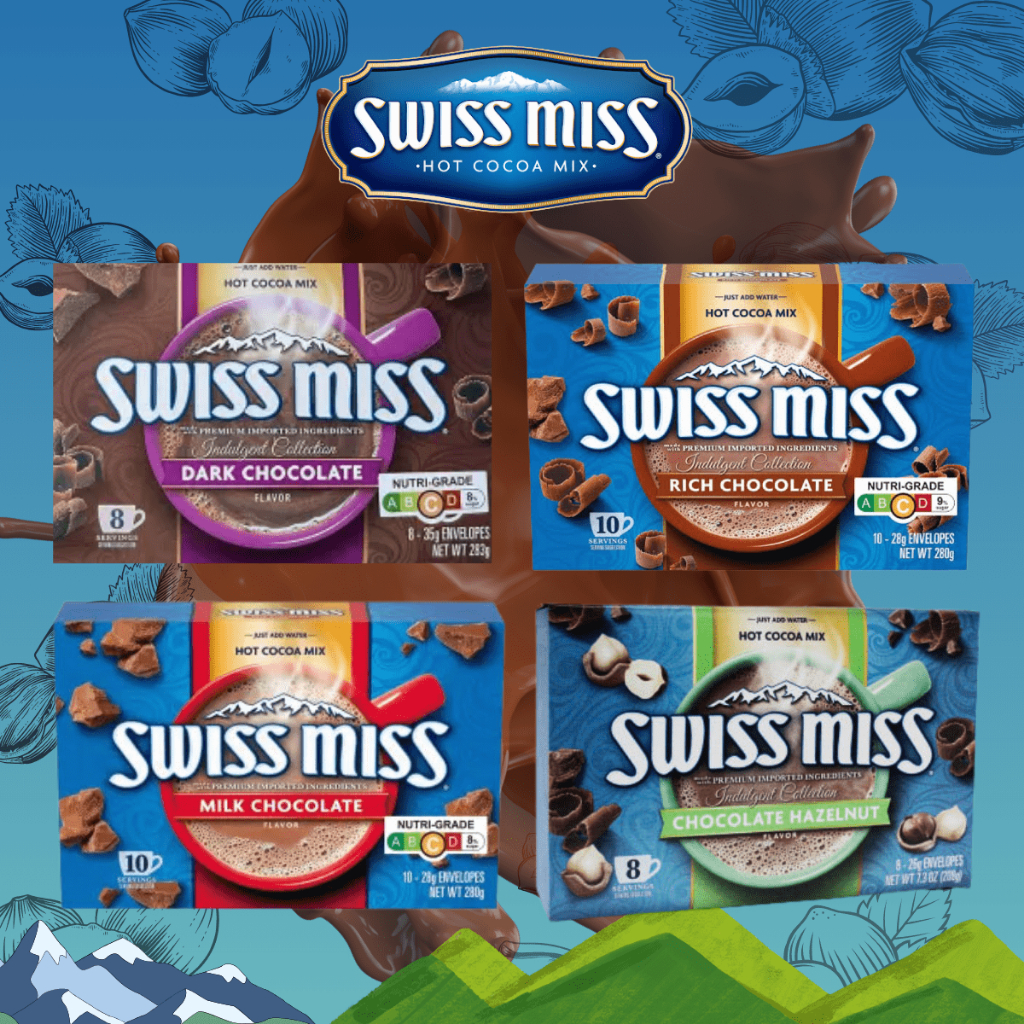 

Swiss Miss Hot Cocoa Mix Coklat Bubuk Import Siap Saji 1 Pak Chocolate Cokelat Minum Dengan Varian Rasa Dark Hazelnut Rich Milk