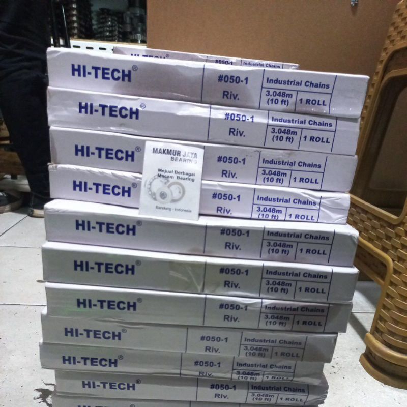 RANTAI RS 50 1 / Roller chain Rantai Rs 50-1 Single HITECH