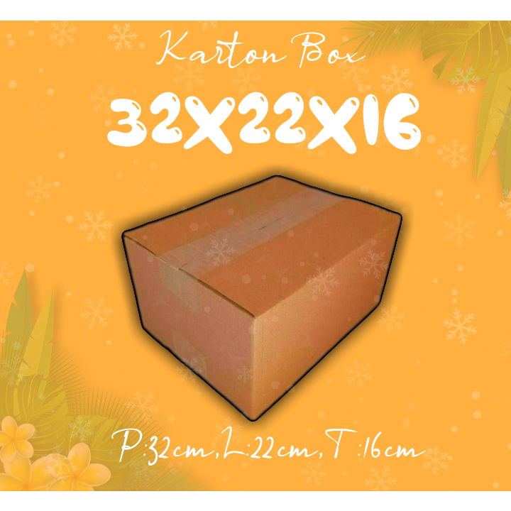 

KARTONBOX 32X22X16 (KARDUS PACKING/KARDUS POLOS/KARDUS MURAH)