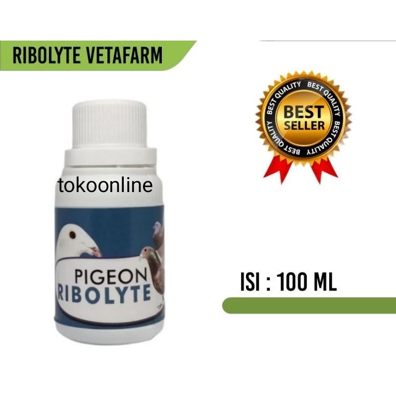 RIBOLYTE VETAFARM 100ML BESAR obat merpati ribolite