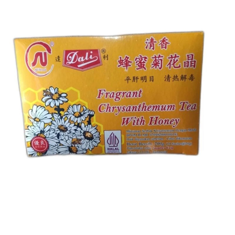 

Teh Kembang Fragrant Chrysanthemum Tea With Honey Dali SU Brand 200g